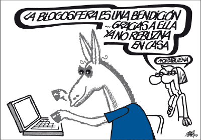 La blogosfera por Forges